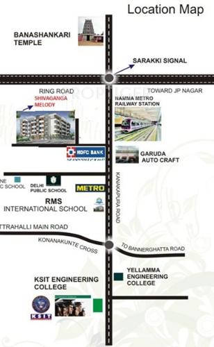  melody Images for Location Plan of Shivaganga Melody