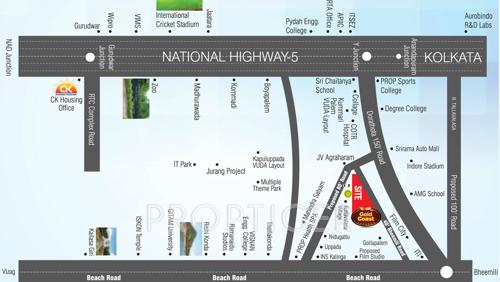 Location Plan chaitanya-kiran-housing-pvt-ltd gold-coast Location Plan