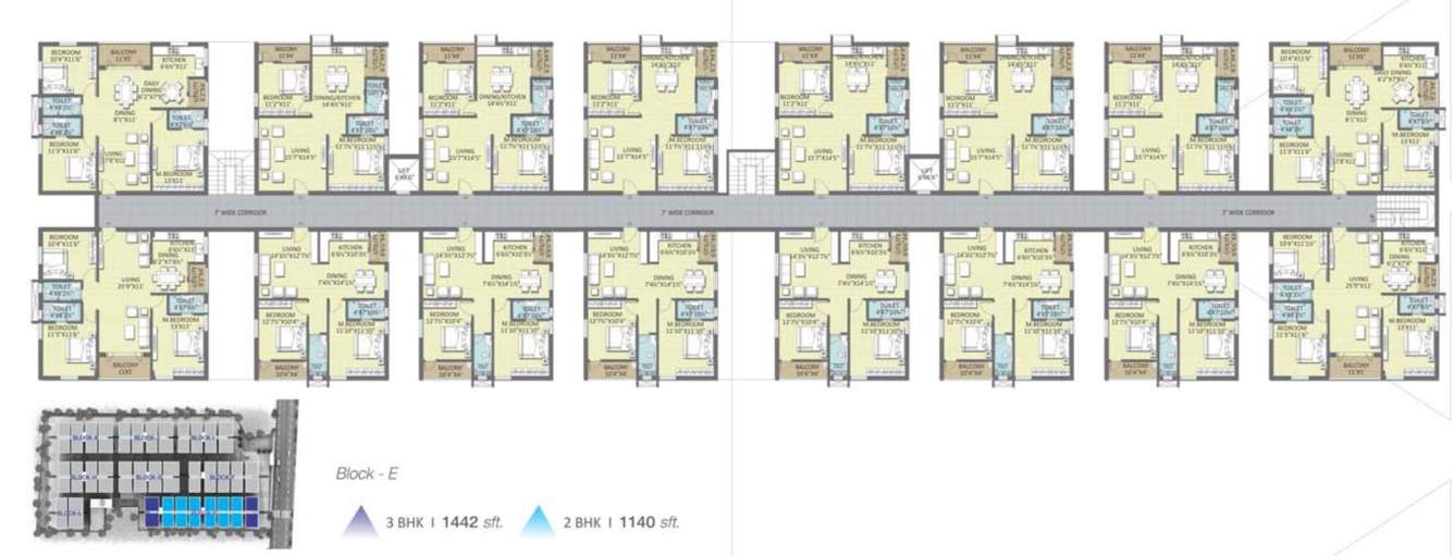 florence village Images for Cluster Plan of Florence Village