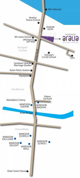 Location Plan windsor-aralia aralia Location Plan