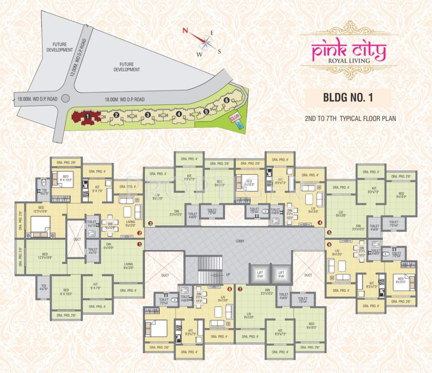Images for Cluster Plan of Ami Pink City
