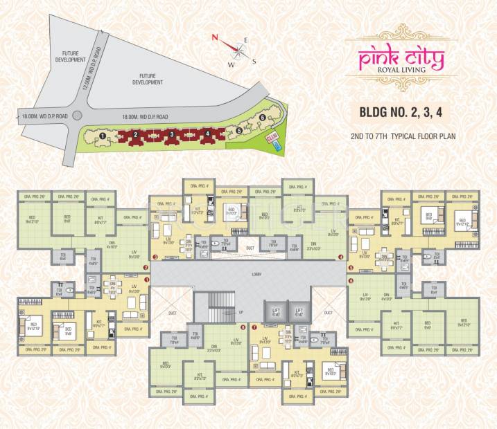 Images for Cluster Plan of Ami Pink City
