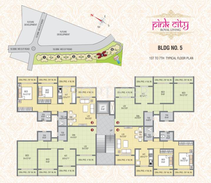 Images for Cluster Plan of Ami Pink City