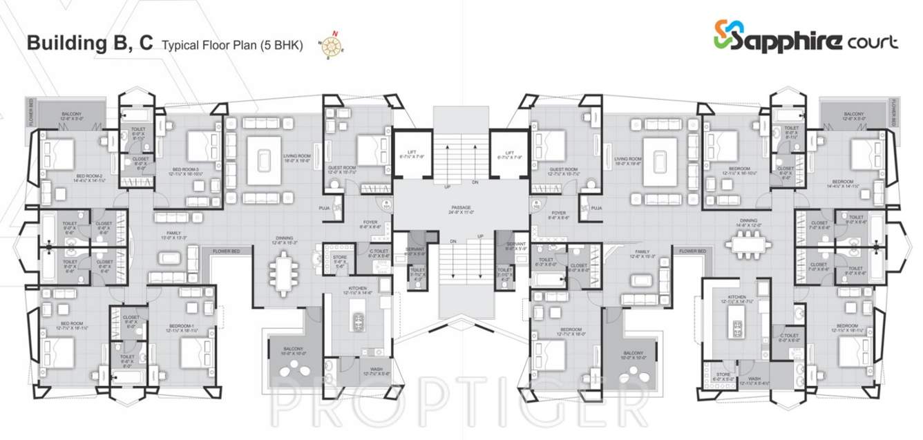 Images for Cluster Plan of Rameshwaram Sapphire Court