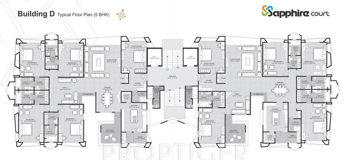 Images for Cluster Plan of Rameshwaram Sapphire Court