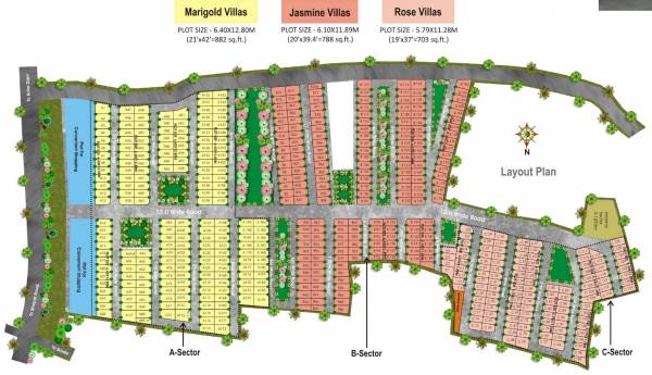  english-villas Layout Plan