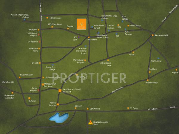 Images for Location Plan of Advaitaa Orange Blossom Villa Images for Location Plan of Advaitaa Orange Blossom Villa