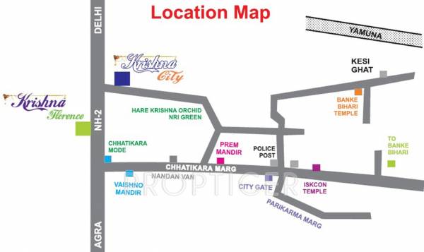 Images for Location Plan of Culture Krishna Florence