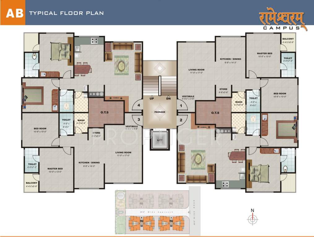Images for Cluster Plan of Rameshwaram Campus