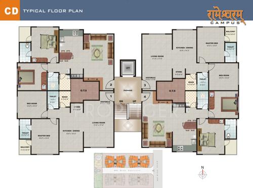 Images for Cluster Plan of Rameshwaram Campus