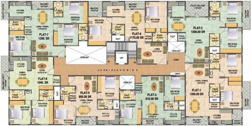 Images for Cluster Plan of Shree Renuka SR Residency