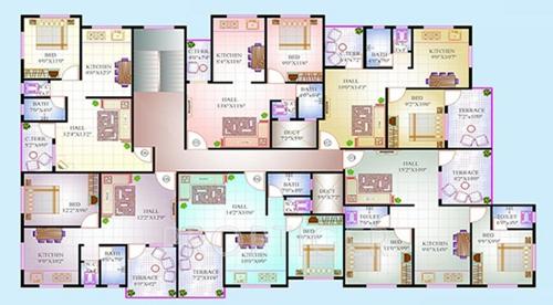 Images for Cluster Plan of  Jyoti Residency