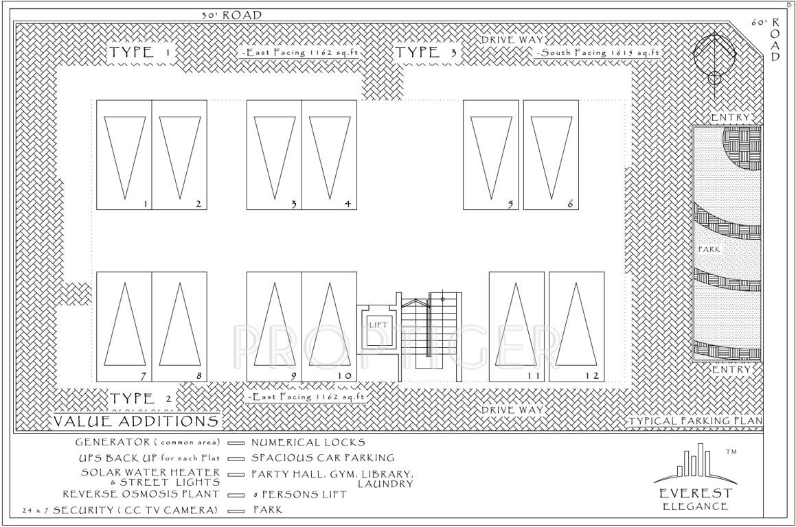 elegance Images for Cluster Plan of Everest Elegance