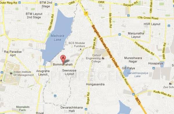 swathi-projects srikans-tiara Location Plan