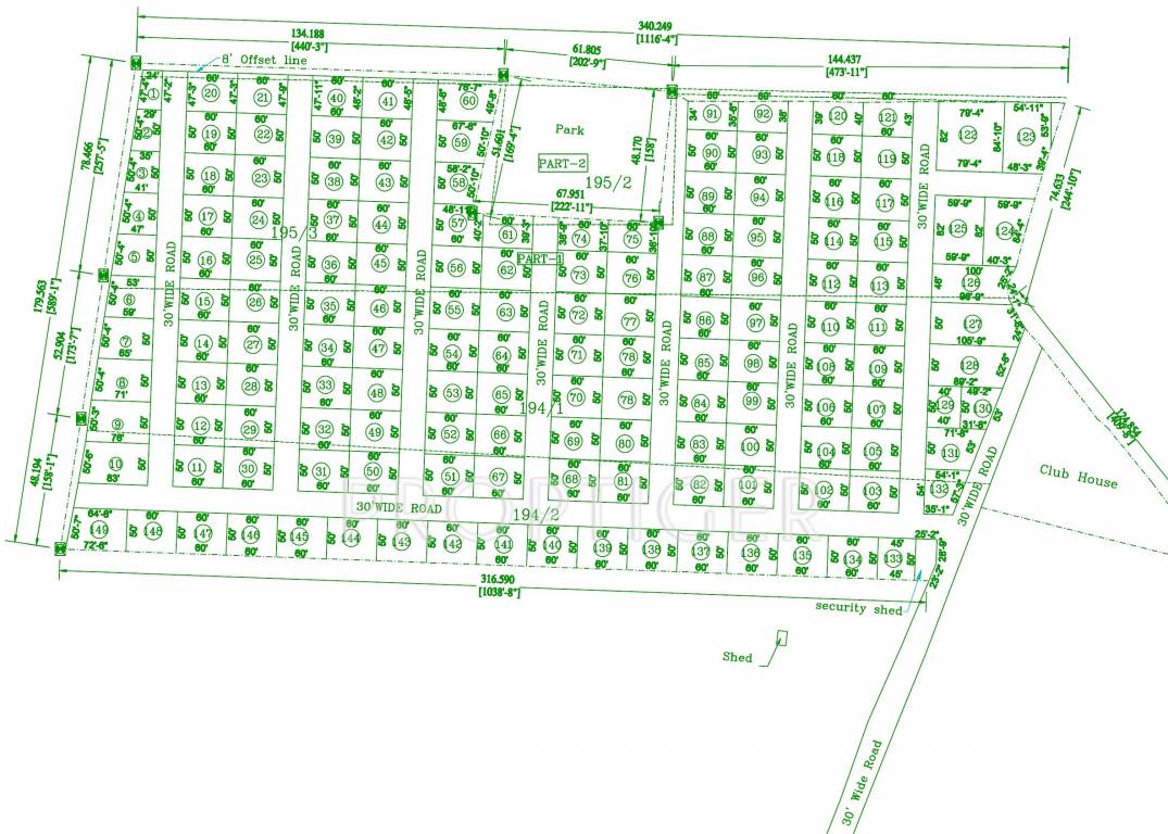 Images for Layout Plan of Parjay Greenrich Village