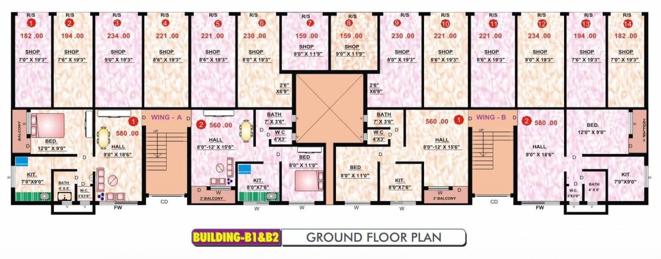 Images for Cluster Plan of JKT Usha Joshi Park