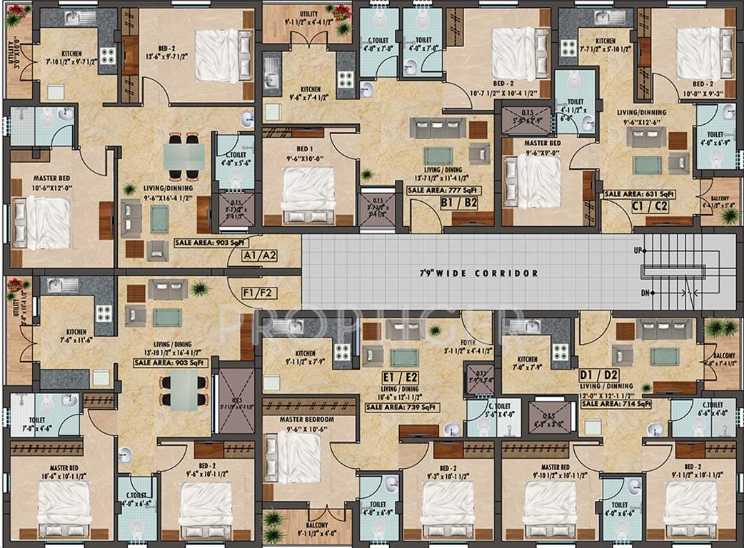 Images for Cluster Plan of Ranga Gomathi