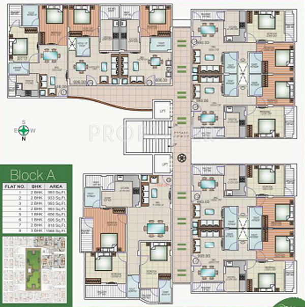 Images for Cluster Plan of  Tulsiyana Residency
