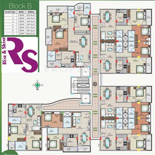 Images for Cluster Plan of  Tulsiyana Residency