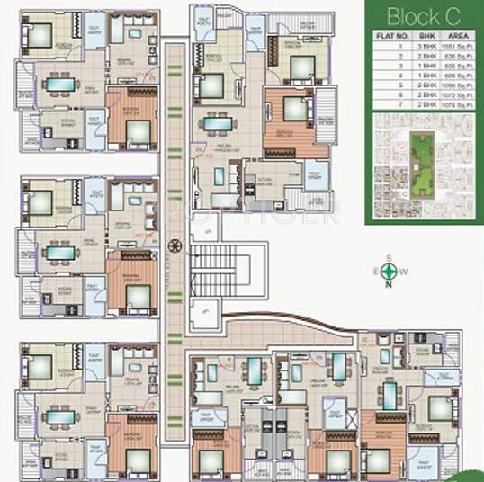 Images for Cluster Plan of Tulsiyana Residency