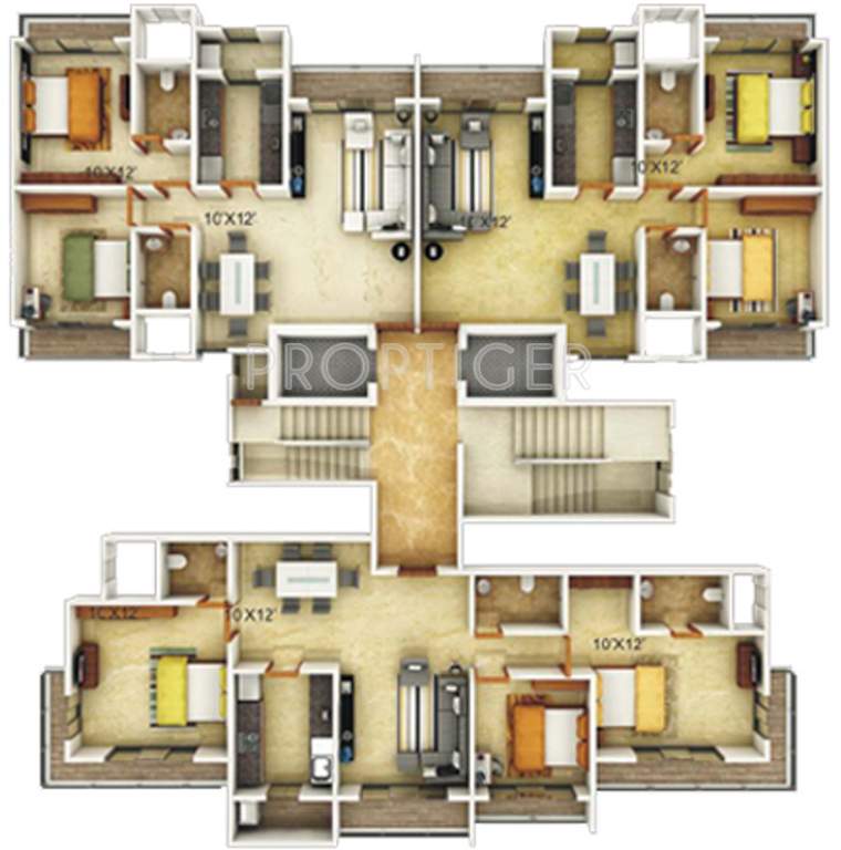  paradise Images for Cluster Plan of Fortune Paradise