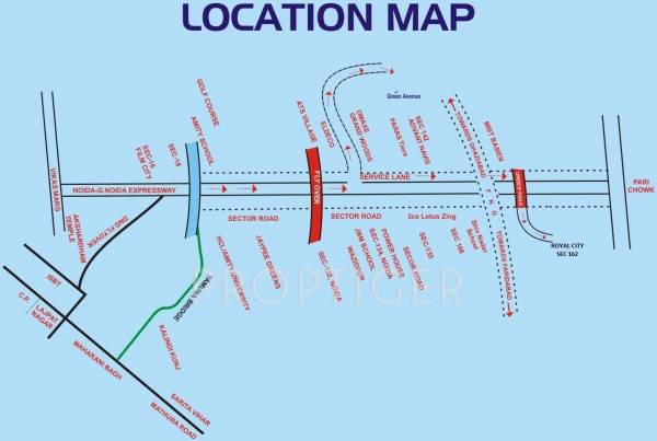 Images for Location Plan of Satya Homes Green Avenue