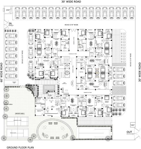 Images for Cluster Plan of Blue Heaven Airport Residency