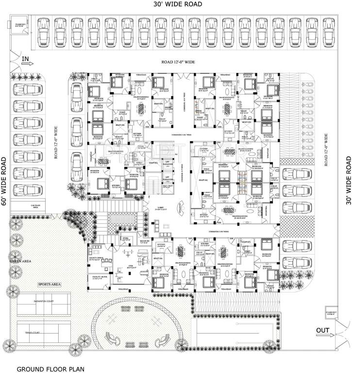 Images for Cluster Plan of Blue Heaven Airport Residency