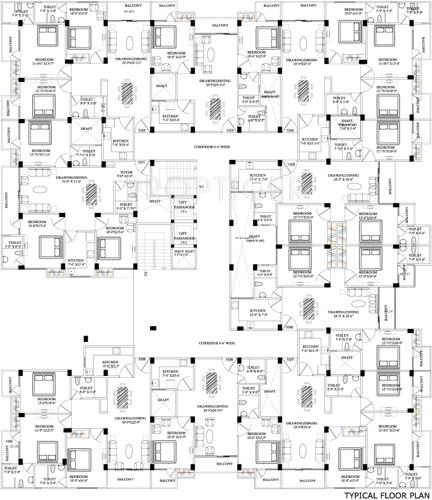 Images for Cluster Plan of Blue Heaven Airport Residency