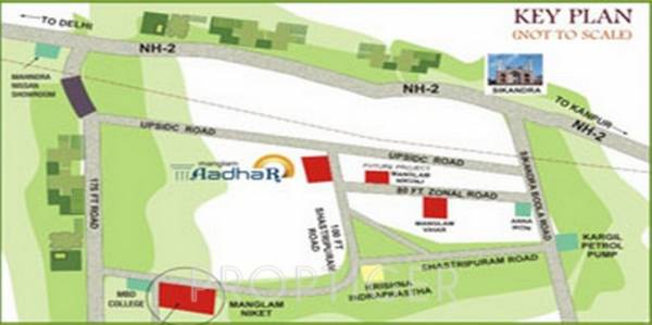 Location Plan prerna-constructions manglam-aadhar Location Plan