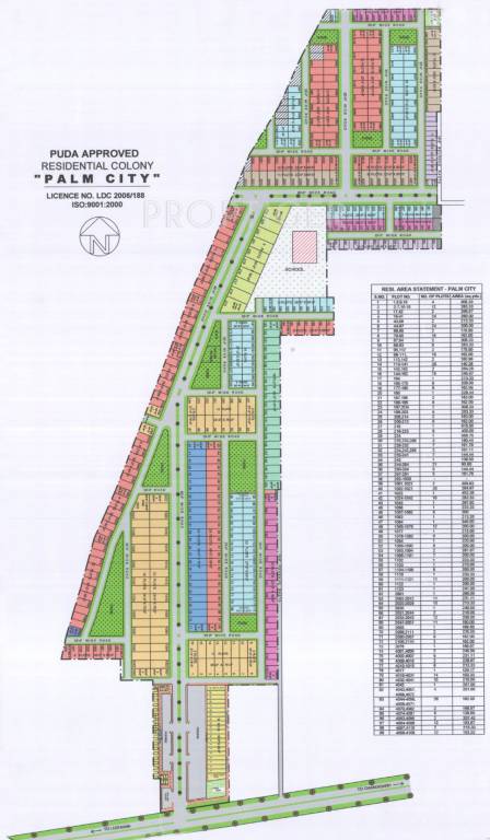 amgeco palm city Layout Plan