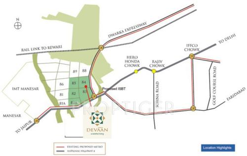  devaan Images for Location Plan of Pivotal Devaan