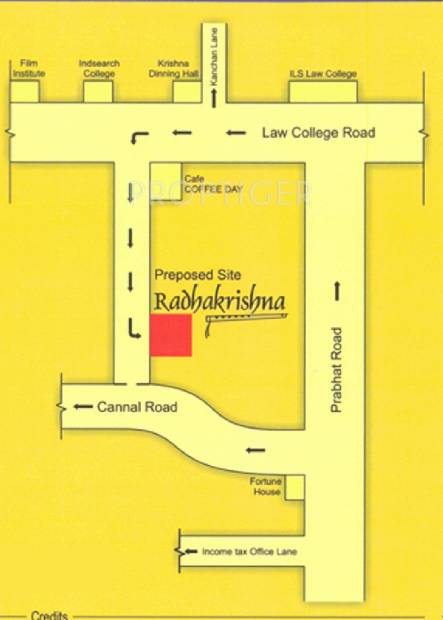 Images for Location Plan of Signet Radhakrishna