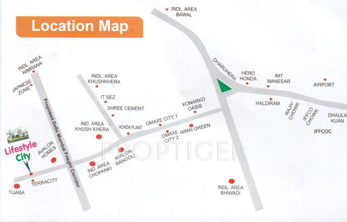 Images for Location Plan of Lifestyle Supertech Pvt Ltd City