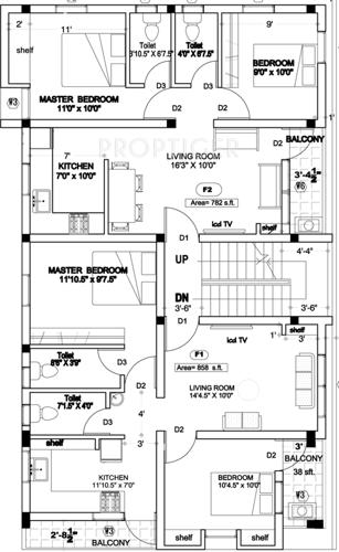 Images for Cluster Plan of Anu Ratriya Flats