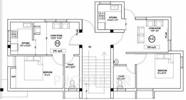 anu-builders srinivasa-garden Cluster Plan