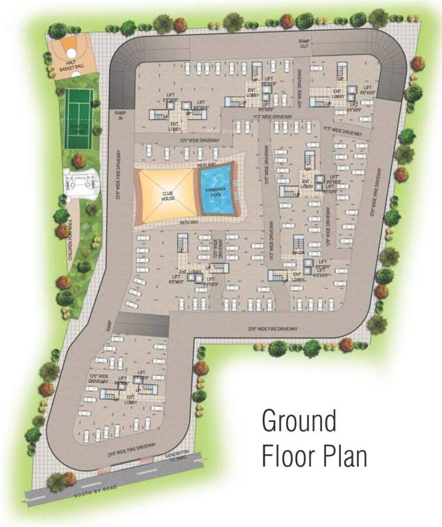  the pristine Images for Cluster Plan of Purvi The Pristine