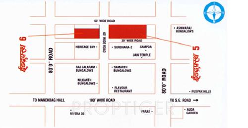 deep-group-of-companies indraprasth-5 Location Plan