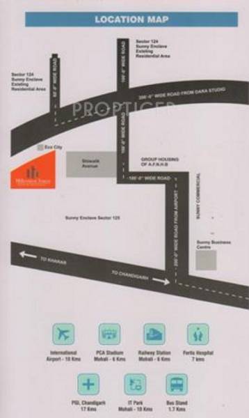 Images for Location Plan of Shiwalik Millennium Tower