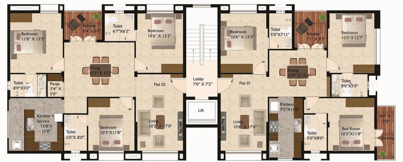ceebros kamakshi Kamakshi Cluster Plan