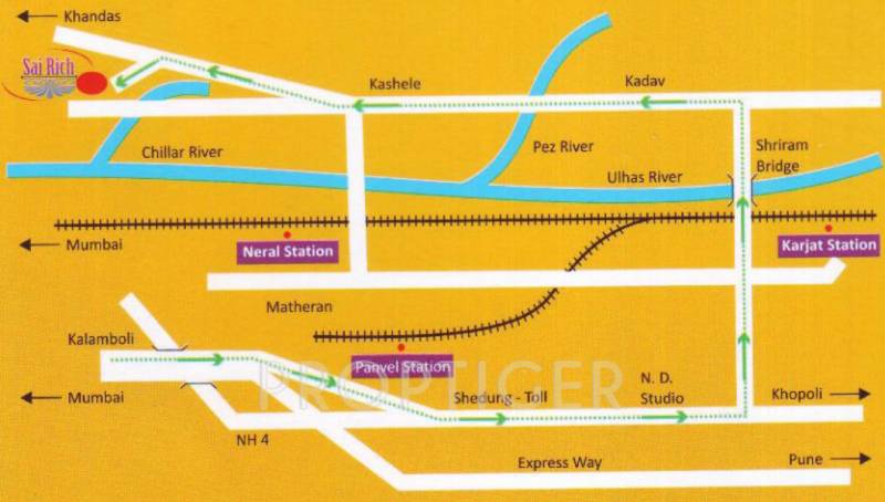 Images for Location Plan of Abhi Multicon Pvt Ltd Sai Rich