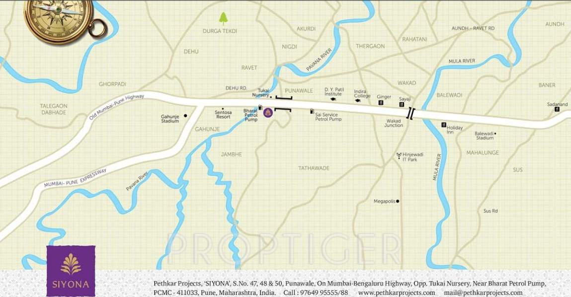  siyona phase i Images for Location Plan of Pethkar Siyona Phase I