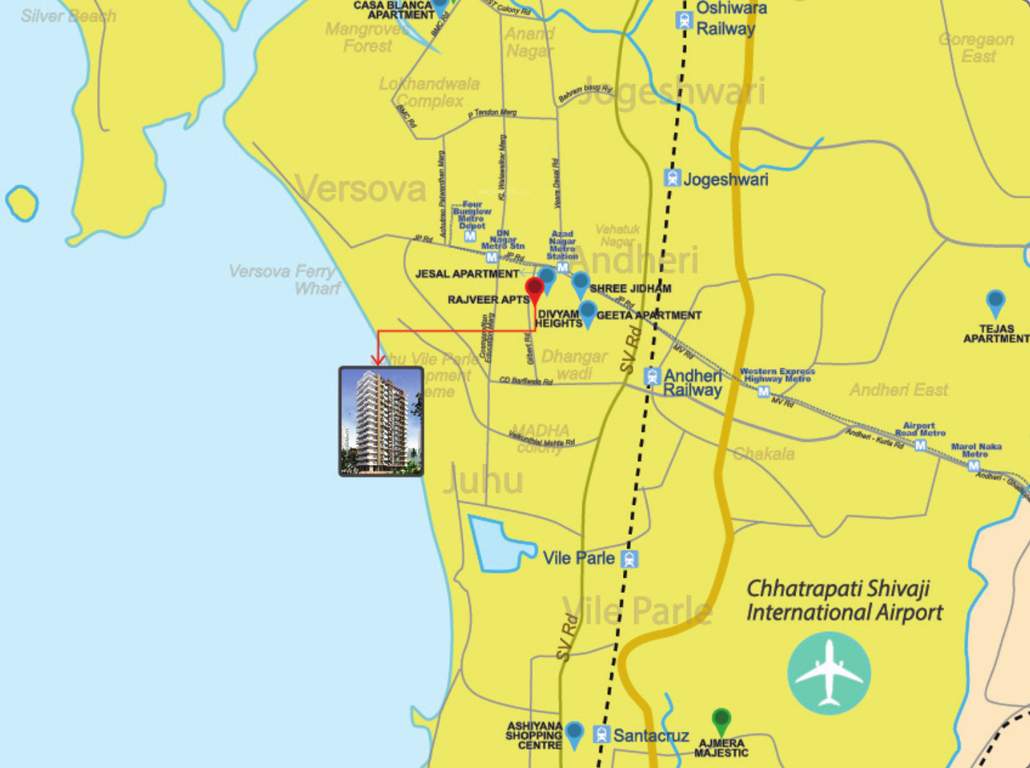  rajveer apartments Images for Location Plan of Ajmera Rajveer Apartments