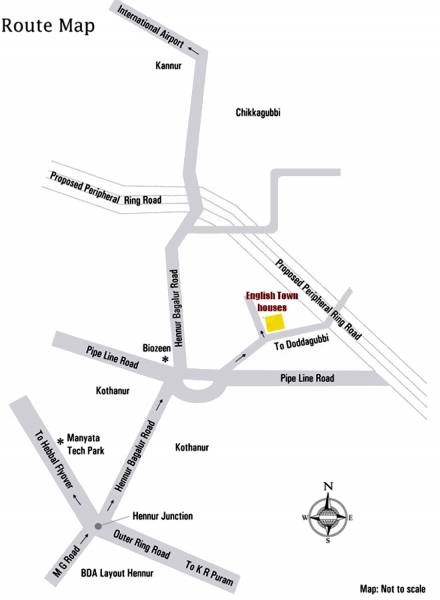  english-town-houses Location Plan
