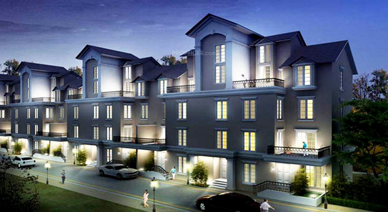  english town houses Elevation