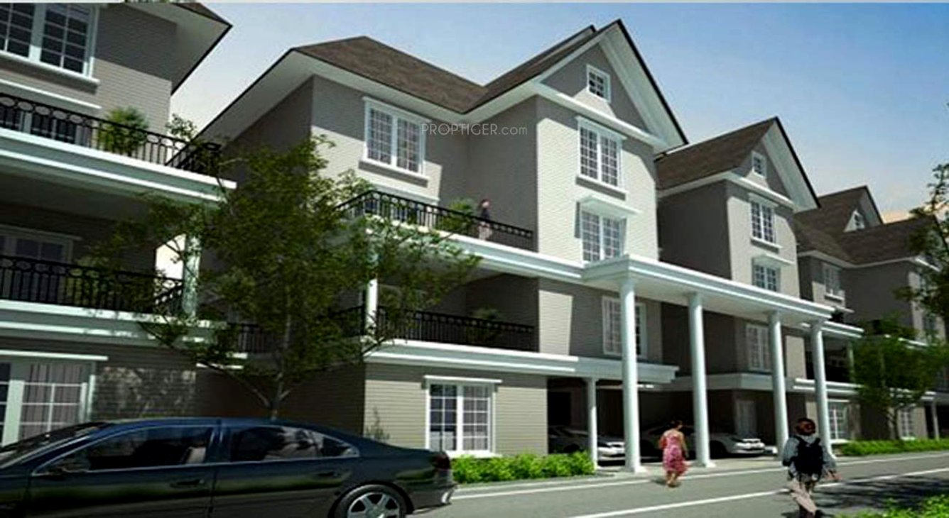  english town houses Elevation