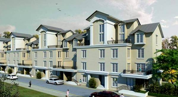  english-town-houses Elevation