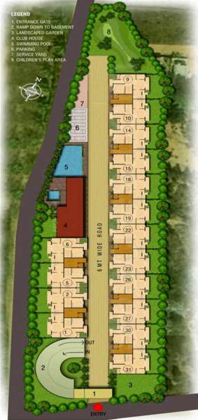 english-town-houses Master Plan