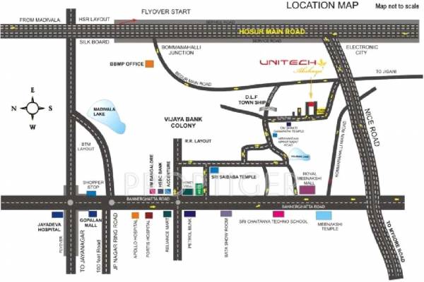 Images for Location Plan of Unitech Akshaya
