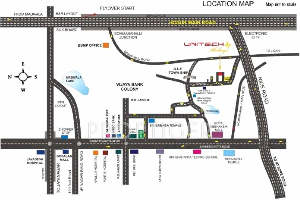 Images for Location Plan of Unitech Akshaya
